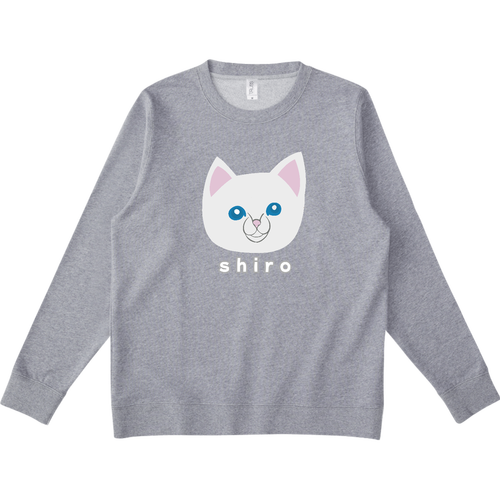 しろねこちゃん スタンダードスウェットシャツ