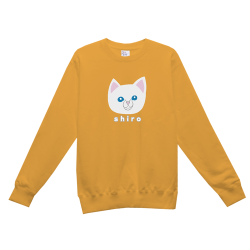 しろねこちゃん レギュラーウェイトスウェットシャツ