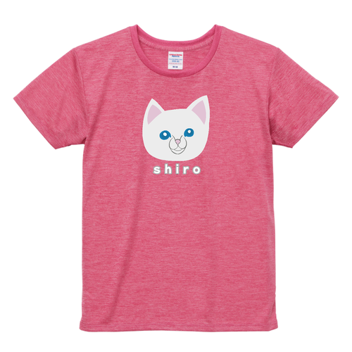 しろねこちゃん ドライアスレチック Ｔシャツ〈ウィメンズ〉