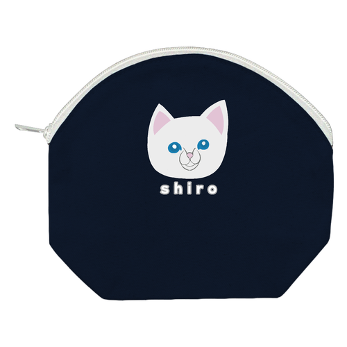 しろねこちゃん キャンバスシェルポーチ