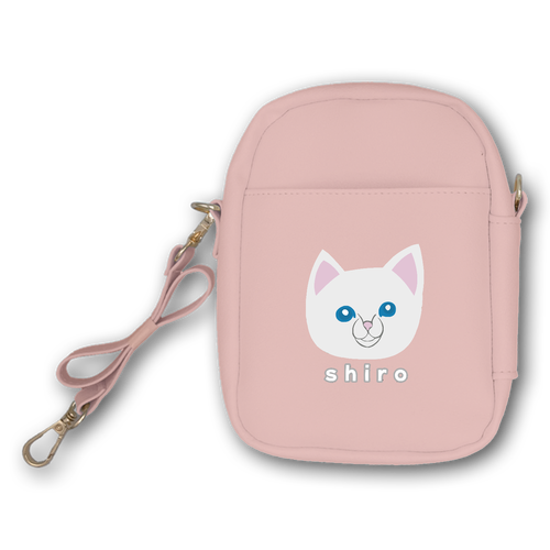 しろねこちゃん ぬいぐるみポーチ