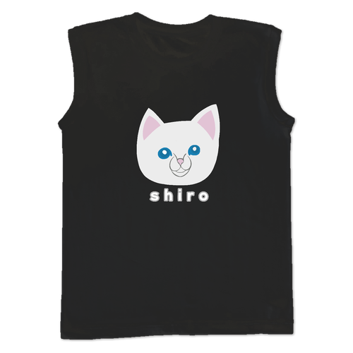 しろねこちゃん ウィメンズ ノースリーブ Ｔシャツ