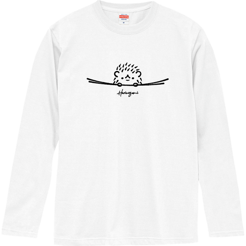 Harinezumi ハリネズミ BK ロングスリーブTシャツ