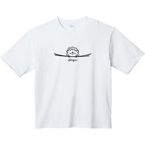 Harinezumi ハリネズミ BK ヘビーウェイト ビッグシルエットTシャツ