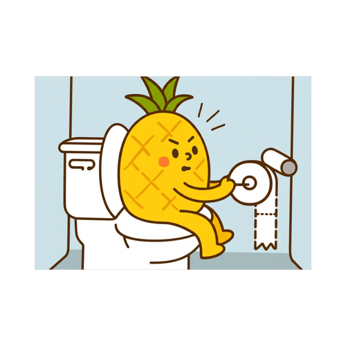 どすこいパイナポー　ブランケット ブランケット - 700 x 1000 (mm) - ポリエステル