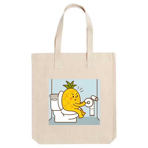 どすこいパイナポー　アーバントート【白プリントあり】 アーバントート【白プリントあり】