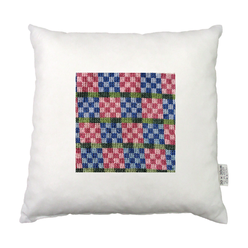 クロスステッチ刺繍 画像 低反発クッション