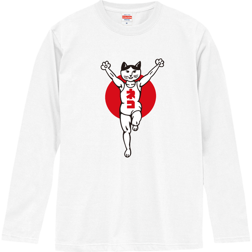 ネコ ロングスリーブTシャツ