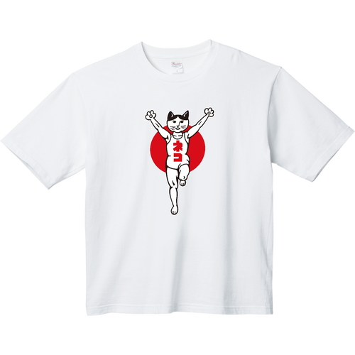 ネコ ヘビーウェイト ビッグシルエットTシャツ