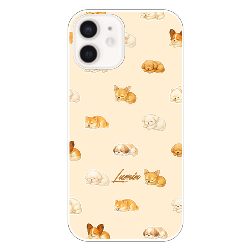お昼寝わんちゃんず iPhone12（透明）