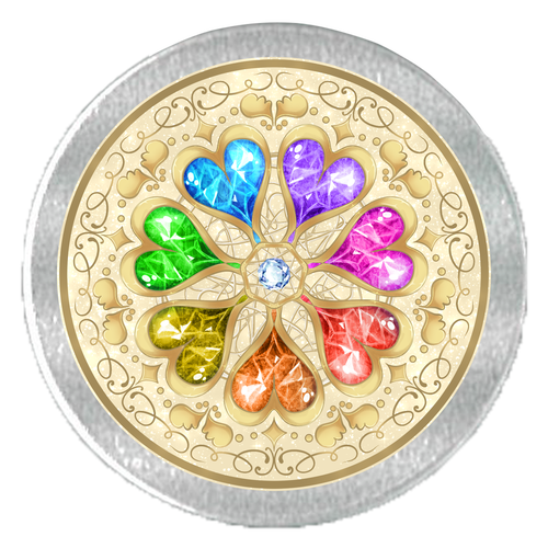 なないろの魔法少女のコンパクト風アルミ缶 アルミスクリュー缶(S)