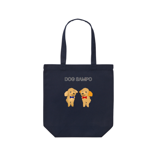 犬のSAMPO レギュラーキャンバストートバッグ(M) (フルカラー転写プリント)