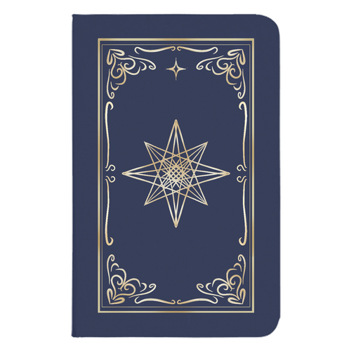 星詠みの魔導書風ノート ハードカバーハンディノート