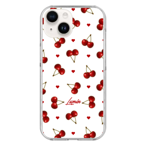 Cherry iPhone15 (透明)(ハードケース)