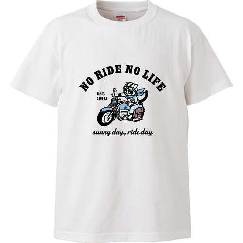 バイク乗りのハチワレ君！ pat01 CO ハイクオリティーTシャツ