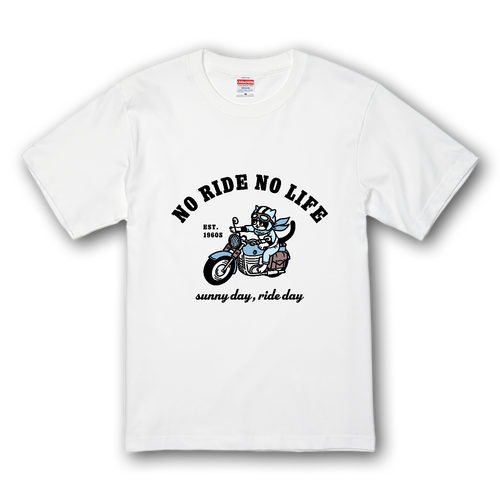バイク乗りのハチワレ君！ pat01 CO プレミアムTシャツ