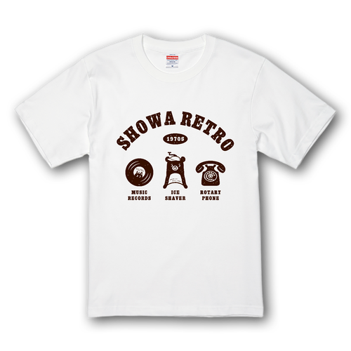 昭和レトロ pat02 BR プレミアムTシャツ