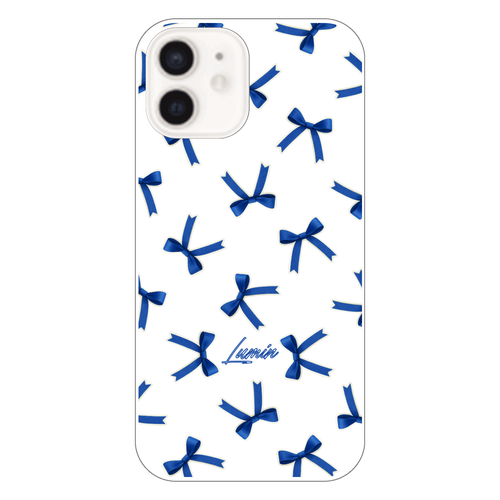 Ribbon-ブルー iPhone12（透明）