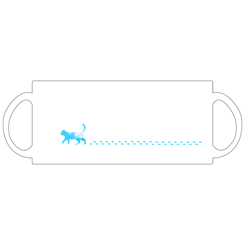 ねことことこお散歩マグカップ 定番マグカップ