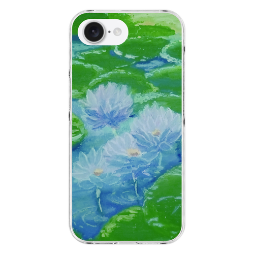 蓮 iPhone16e (透明)(ハードケース)