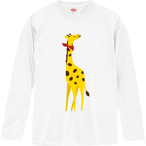かっこいいキリンさん Tシャツ｜qroovy - オリラボマーケット