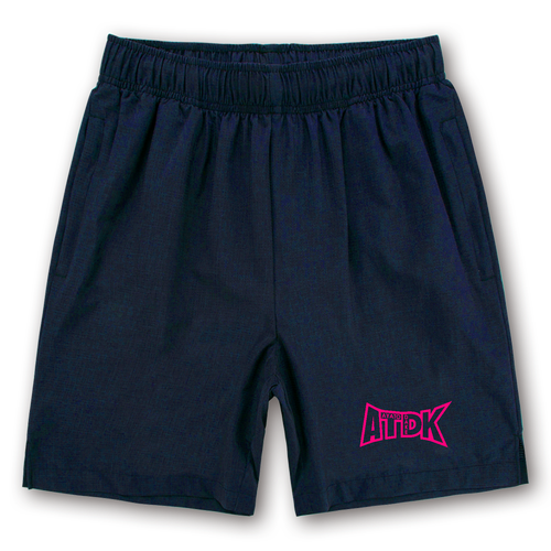【ATDK】フィットネスハーフパンツ（マゼンダプリント） フィットネスハーフパンツ