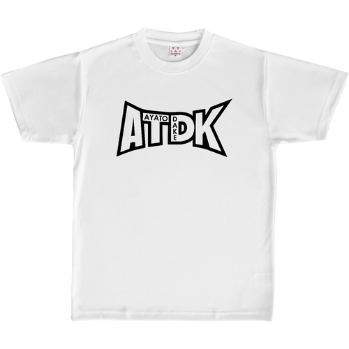 【ATDK】ドライライトＴシャツ（ブラックプリント） 定番ドライライトＴシャツ