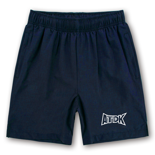 【ATDK】フィットネスハーフパンツ（ホワイトプリント） フィットネスハーフパンツ