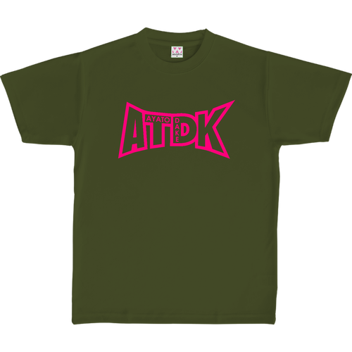 【ATDK】ドライライトＴシャツ（マゼンダプリント） 定番ドライライトＴシャツ