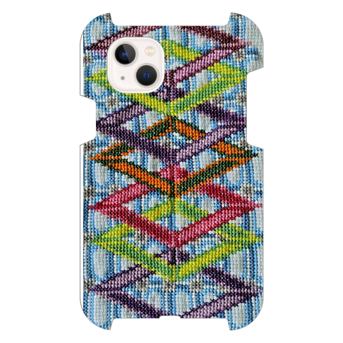 クロスステッチ刺繍の画像 iPhone14 Plus