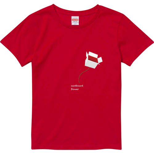 cardboard flower ハイクオリティーTシャツ（ガールズ）