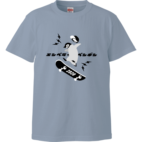 スケボー！エンペラーペンギン！ ハイクオリティーTシャツ