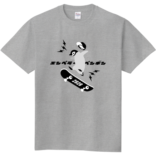 スケボー！エンペラーペンギン！ 定番Ｔシャツ