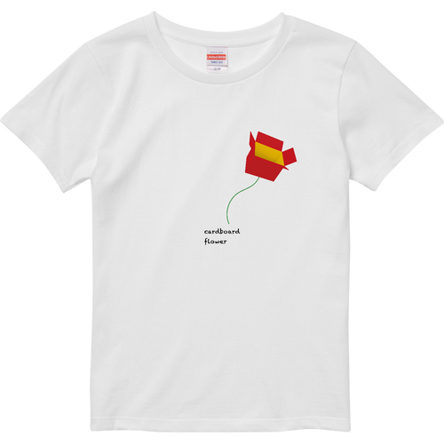 cardboard flower ハイクオリティーTシャツ（ガールズ）