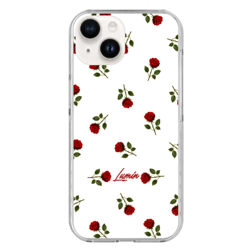 Rose iPhone15 (透明)(ハードケース)