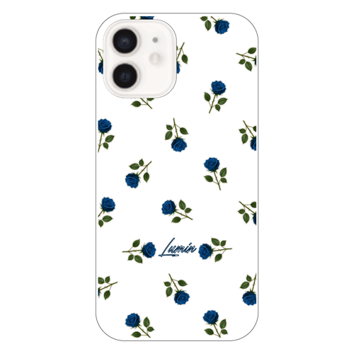 Rose-ブルー iPhone12（透明）