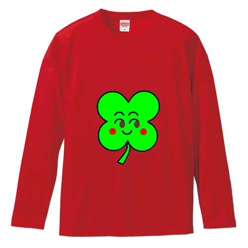 幸せのクローバー ロングスリーブTシャツ