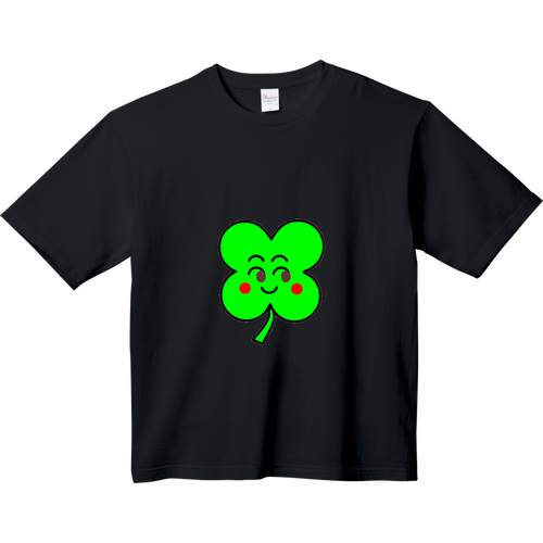 幸せのクローバー ヘビーウェイト ビッグシルエットTシャツ