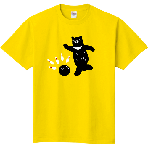 ボウリングくま君 定番Ｔシャツ