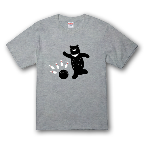 ボウリングくま君 プレミアムTシャツ