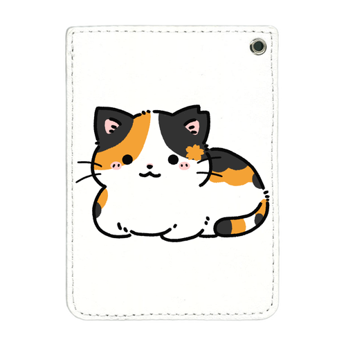 さくらにゃん PUレザーパスケース(チェーン付き)