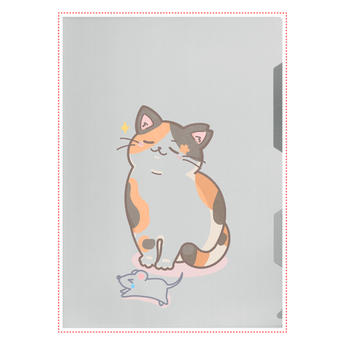狩するさくらにゃん A4クリアファイル