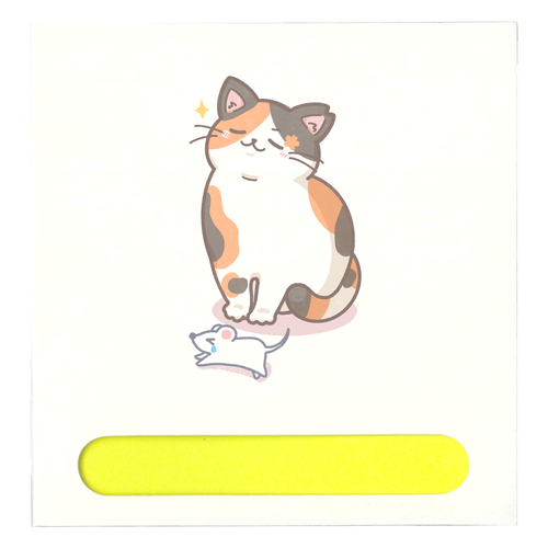 狩するさくらにゃん ポケット付箋セット(M)