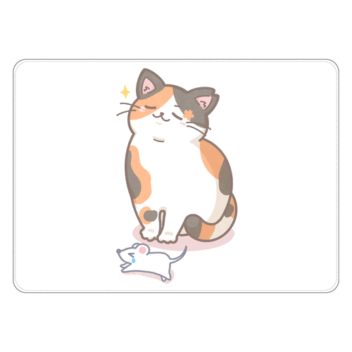 狩するさくらにゃん タブレットケース汎用Mサイズ