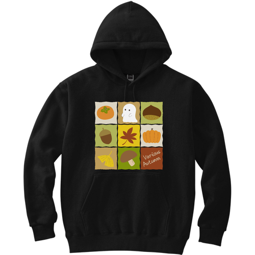 Various Autumn 軽量プルパーカー (長袖プリント)