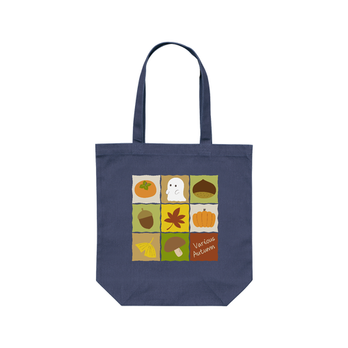 Various Autumn レギュラーキャンバストートバッグ(M) (フルカラー転写プリント)