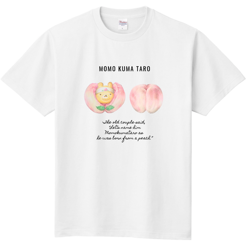 桃 くま 太郎･Tシャツ 定番Ｔシャツ