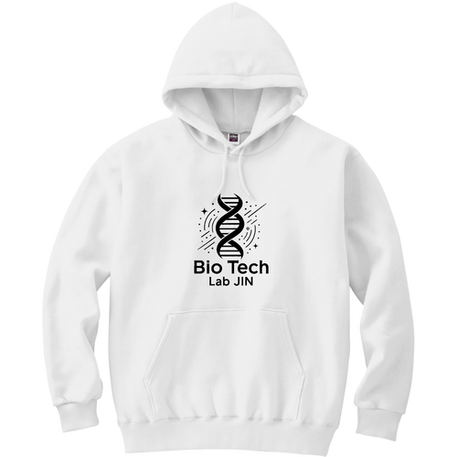 Bio Tech Lab JIN DNAロゴパーカー 軽量プルパーカー (長袖プリント)