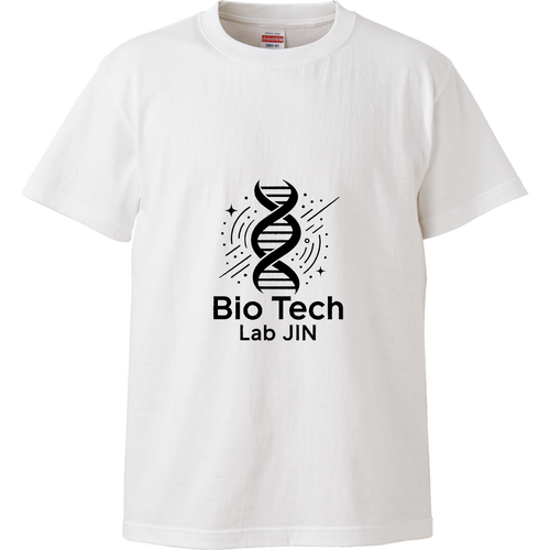 Bio Tech Lab JIN DNAロゴTシャツ ハイクオリティーTシャツ
