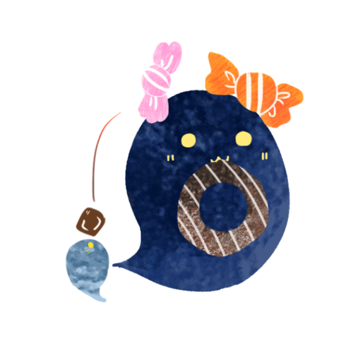 お菓子欲しがるお化けの１０月コースター ソフトコースター ラウンド